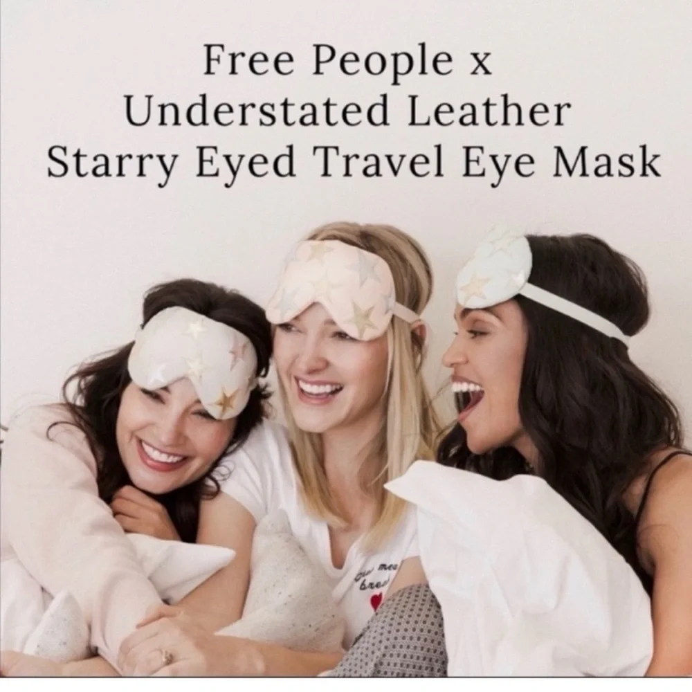 Free People Starry Eye Mask silver NWT